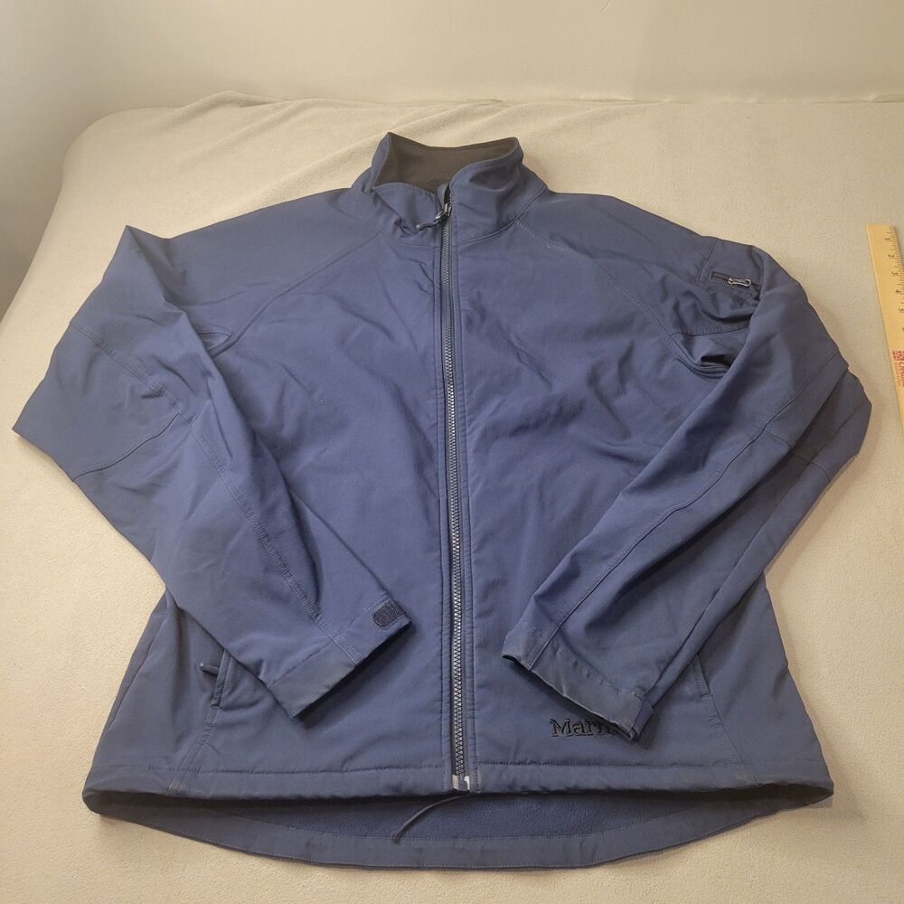 Marmot Men's Softshell Outdoors Pinnacle Vodka Size L Navy Jacket